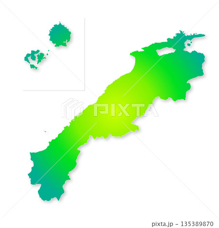 島根県地図 135389870
