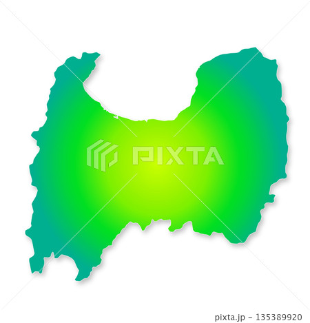 富山県地図 135389920