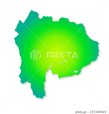 山梨県地図 135389924