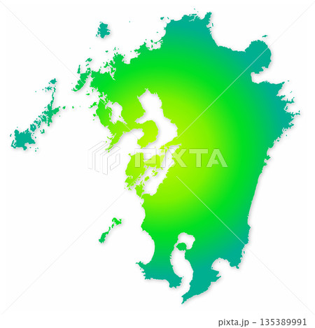 九州の地図 135389991