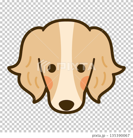 ボルゾイの顔アイコン 135390067