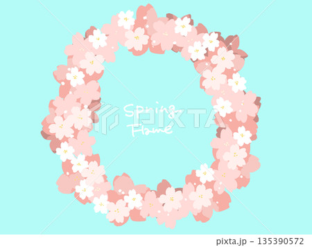 桜フレーム 135390572
