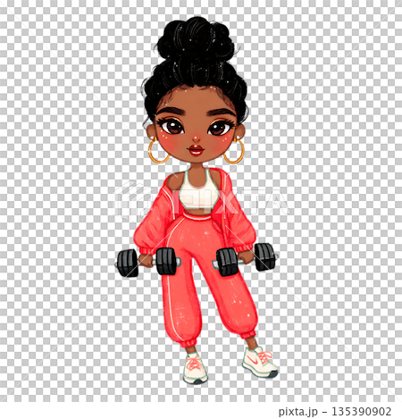 beautiful young woman dancing in a party dress 135390902