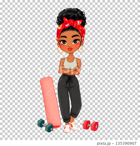 beautiful young woman dancing in a party dress 135390907