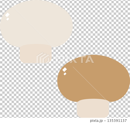 マッシュルームのイラスト 135391137