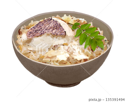 鯛めし（茶碗） 135391494