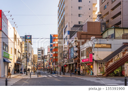 東京都の都市風景　八王子駅北口 135391900
