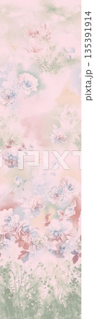 Diverse Delicate Floral And Decorative Pattern Designs In Soft Tones Diverse Delicate Floral And Decorative Pattern Designs In Soft Tones 135391914