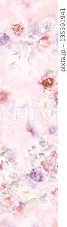 Diverse Delicate Floral And Decorative Pattern Designs In Soft Tones Diverse Delicate Floral And Decorative Pattern Designs In Soft Tones 135391941