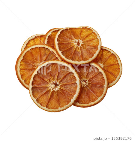 乾燥オレンジスライス 135392176