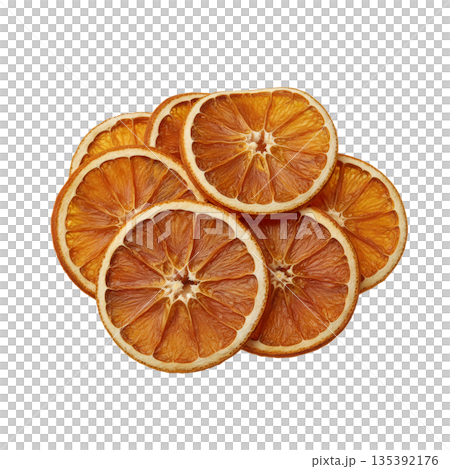 乾燥オレンジスライス 135392176