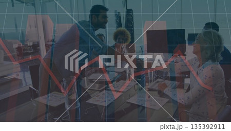 Shaking hands Indian man leaning on glass-topped table in meeting room, with laptops printed charts Shaking hands Indian man leaning on glass-topped table in meeting room, with laptops printed charts 135392911