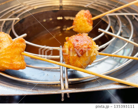 串揚げのつくね 串揚げのつくね 135393111