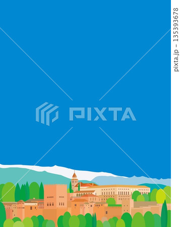 アルハンブラ宮殿 la alhambra グラナダ granada アンダルシア スペイン 春 アルハンブラ宮殿 la alhambra グラナダ granada アンダルシア スペイン 春 135393678