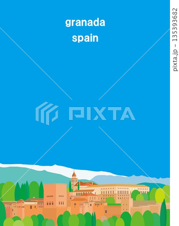 アルハンブラ宮殿 la alhambra グラナダ granada アンダルシア スペイン 春 アルハンブラ宮殿 la alhambra グラナダ granada アンダルシア スペイン 春 135393682