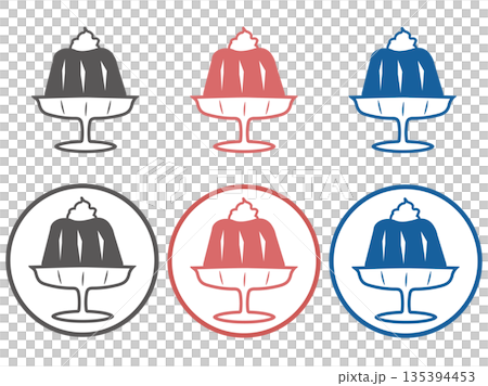 果凍圖示集 甜點咖啡館 3種顏色 簡約 果凍圖示集 甜點咖啡館 3種顏色 簡約 135394453