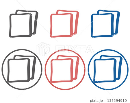 食パン トースト アイコン セット 朝食 パン屋 カフェ 3色 シンプル 食パン トースト アイコン セット 朝食 パン屋 カフェ 3色 シンプル 135394910
