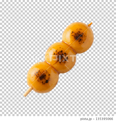 みたらし団子の串・日本の和菓子 みたらし団子の串・日本の和菓子 135395066