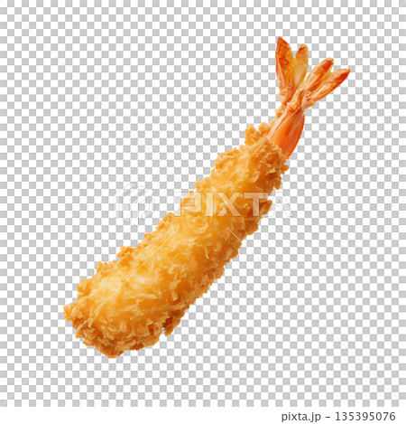 Crispy golden shrimp tempura 135395076