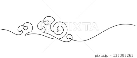 chinese clouds tradition one line drawing continuous minimalism chinese clouds tradition one line drawing continuous minimalism 135395263