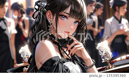 生成AI 綺麗な女性 135395360