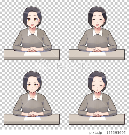 Female characters ② (announcers, commentators, etc.) 135395695