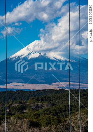 三島スカイウォークと富士山【静岡県三島市】 135395880