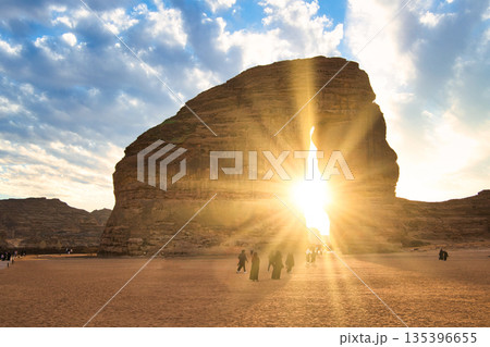 アル・ウラのエレファントロックの絶景 135396655