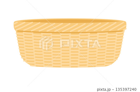 籠バスケットのイラスト 135397240
