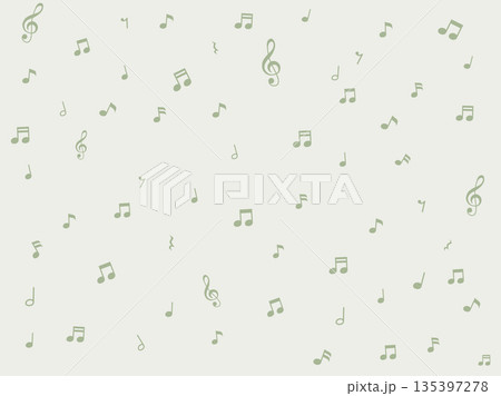 音符と音楽記号の壁紙 135397278