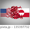 Greenland And US Concept 135397732