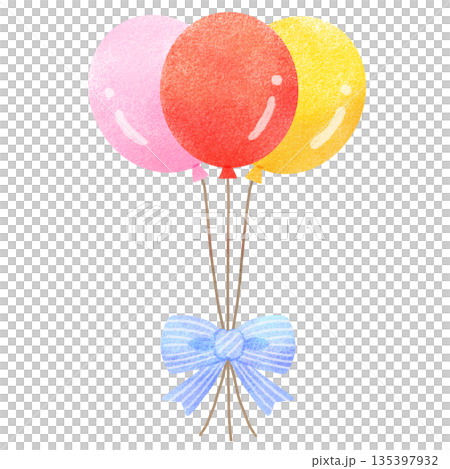 カラフルな風船 135397932