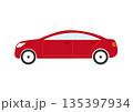 赤い車 135397934