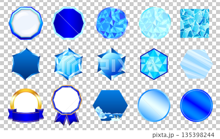 冷卻和酷炫的圖像抽象圖形插圖材料 135398244