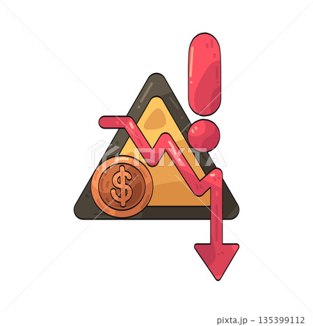 illustration of Crisis Warning 135399112