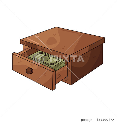 illustration of Hidden Cash illustration of Hidden Cash 135399172
