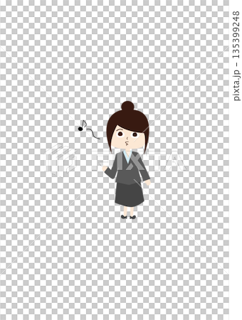 身穿制服的辦公室職員(吹口哨) 身穿制服的辦公室職員(吹口哨) 135399248