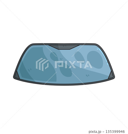 illustration of Windshield illustration of Windshield 135399946