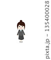 制服の会社員（驚く2） 135400028