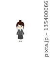 制服の会社員（悲しい顔） 135400066