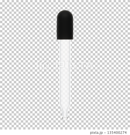 ガラス製スポイト(黒いゴムキャップ付き) ガラス製スポイト(黒いゴムキャップ付き) 135400274