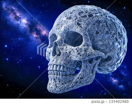 宇宙と頭蓋骨 135402980