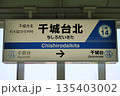 千城台北駅 駅名標 135403002