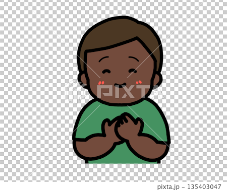 A reassuring black boy A reassuring black boy 135403047