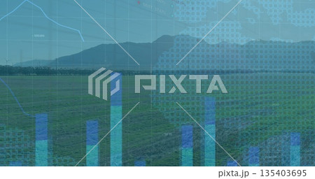 Displaying translucent bar chart clusters...のイラスト素材 [135403695] - PIXTA