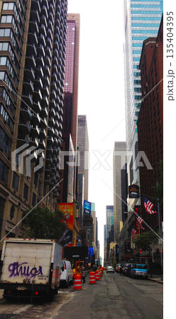 アメリカ　ニューヨーク　街並み 135404395