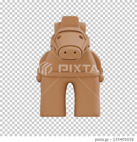 馬埴輪(面向前方) 馬埴輪(面向前方) 135405039