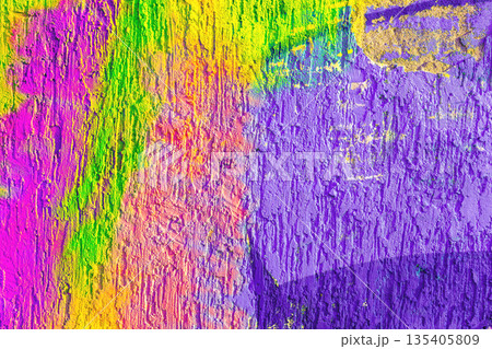 Textured Abstract Wall Paint in Neon Pink, Yellow, Green, Purple for Y2K, 2000s Aesthetic Textured Abstract Wall Paint in Neon Pink, Yellow, Green, Purple for Y2K, 2000s Aesthetic 135405809
