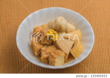 厚揚げと小芋と筍の煮物 厚揚げと小芋と筍の煮物 135405833