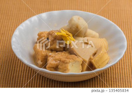 厚揚げと小芋と筍の煮物 厚揚げと小芋と筍の煮物 135405834